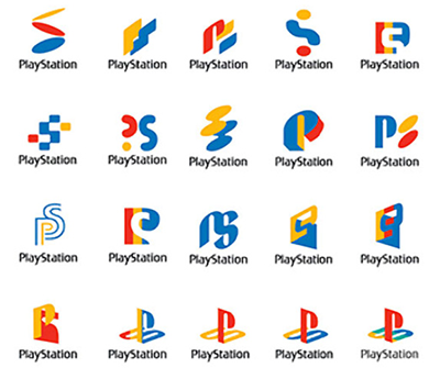 Early Iterations of the PlayStation Logo