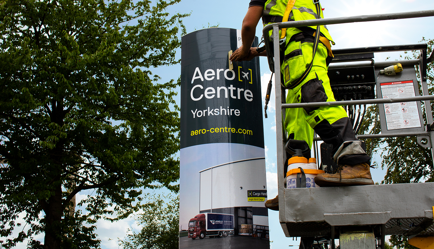 Doncaster Sheffield Airport Signage