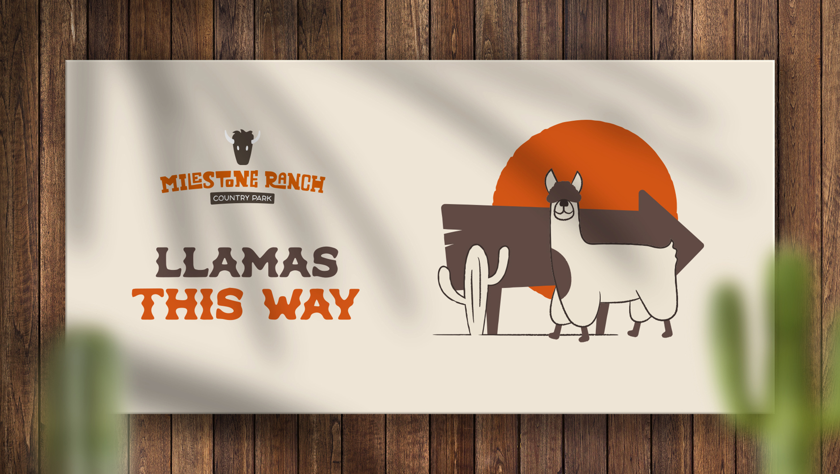 Photography of Signage Design at Country Park