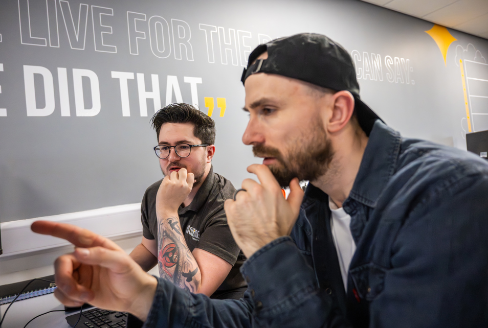 SEO Specialists strategising