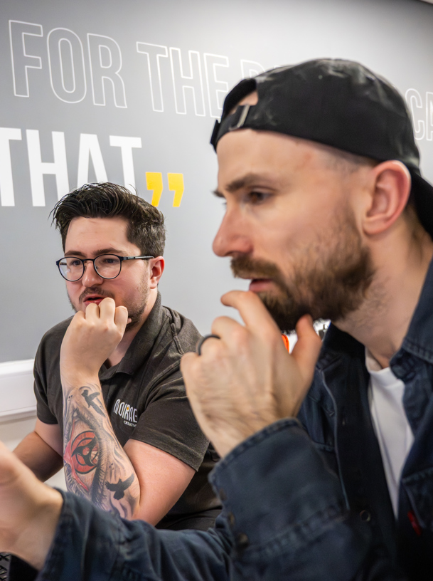 Expert Marketing planners in discussion