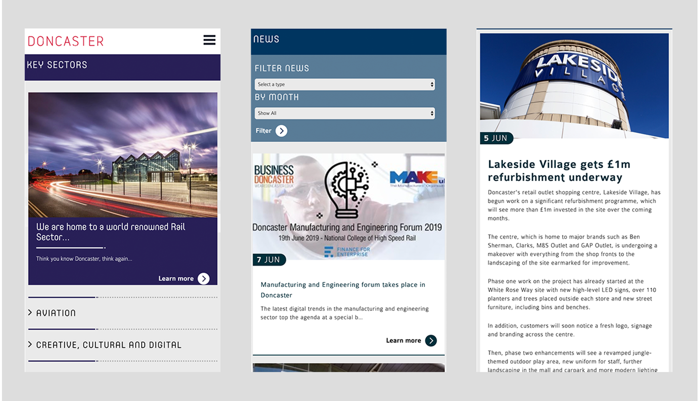 Doncaster Council Web Design & Build