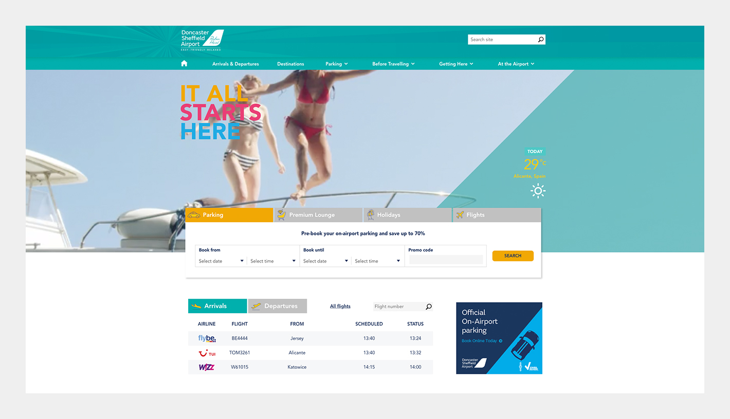 Doncaster Sheffield Airport Display Ads