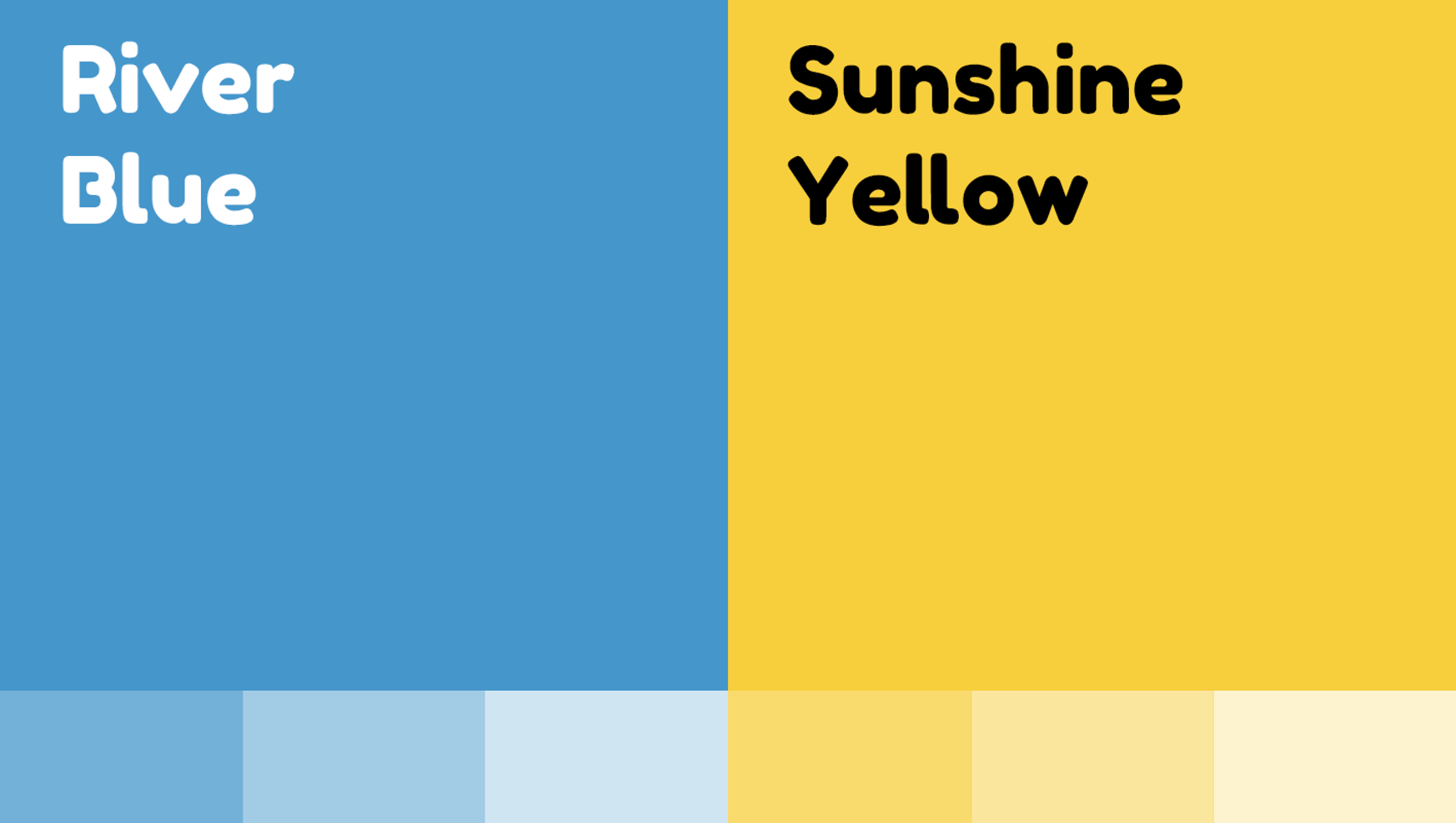 Brand colour palette 