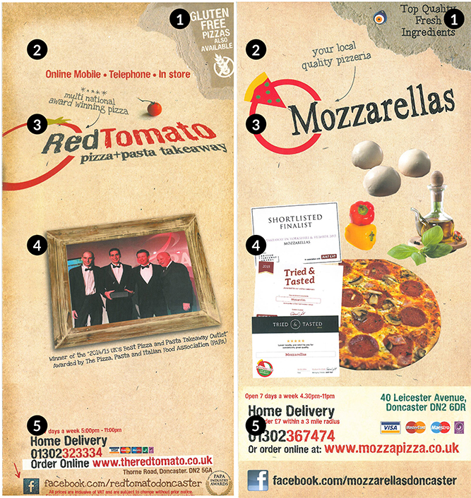 Red Tomato &amp; Mozzarellas Leaflet
