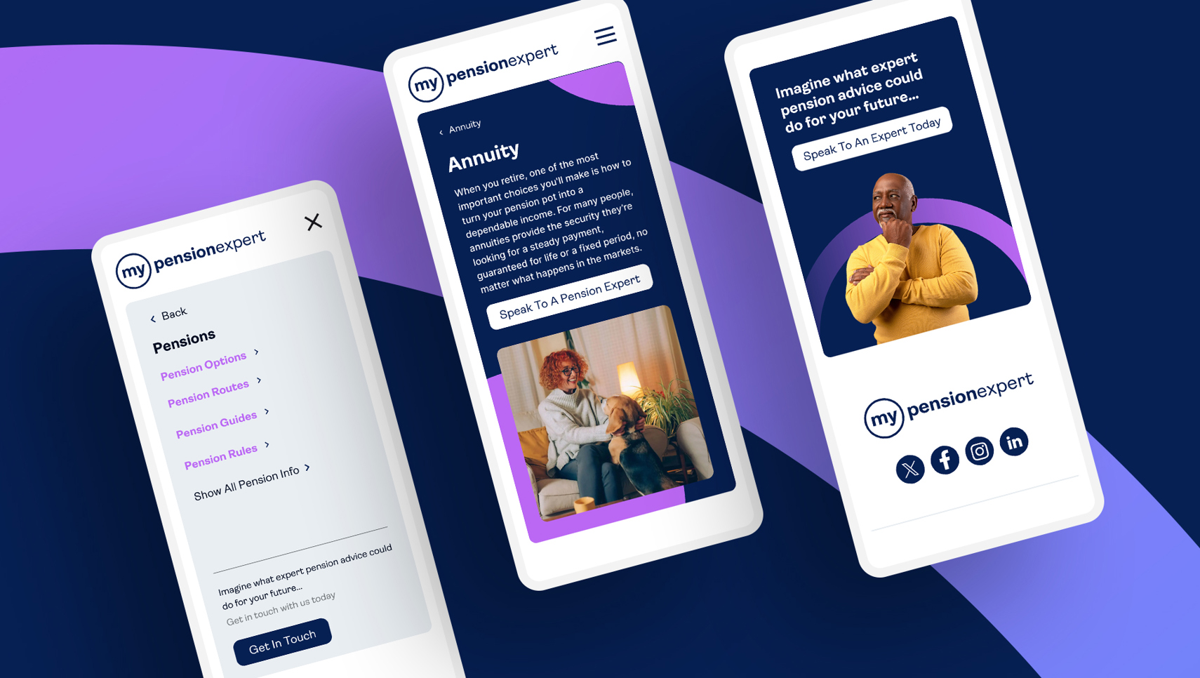 My Pension Expert Responsive Mobile Design