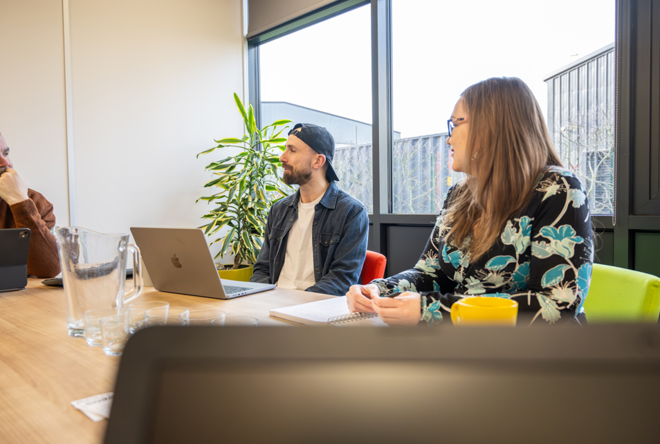 SEO strategy meeting