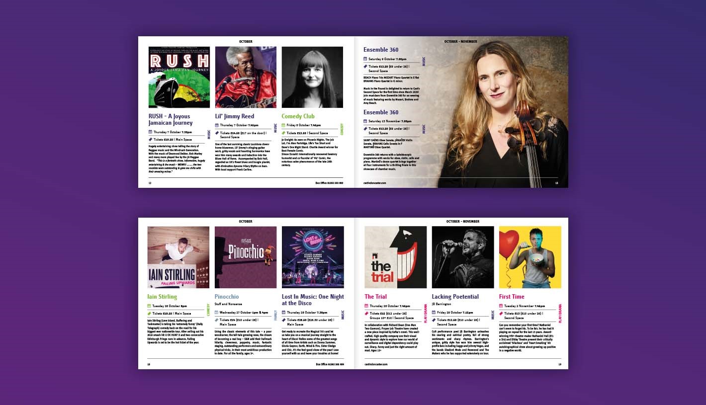 Cast Brochure Pages