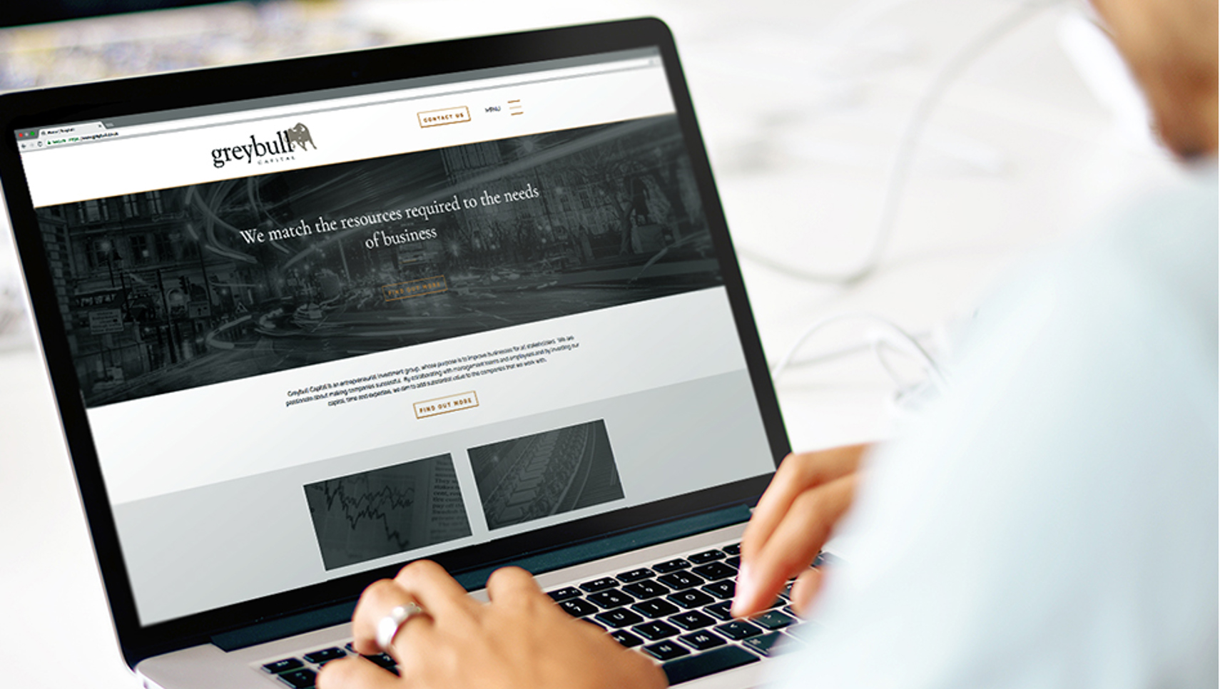 Web Design for Investment Group