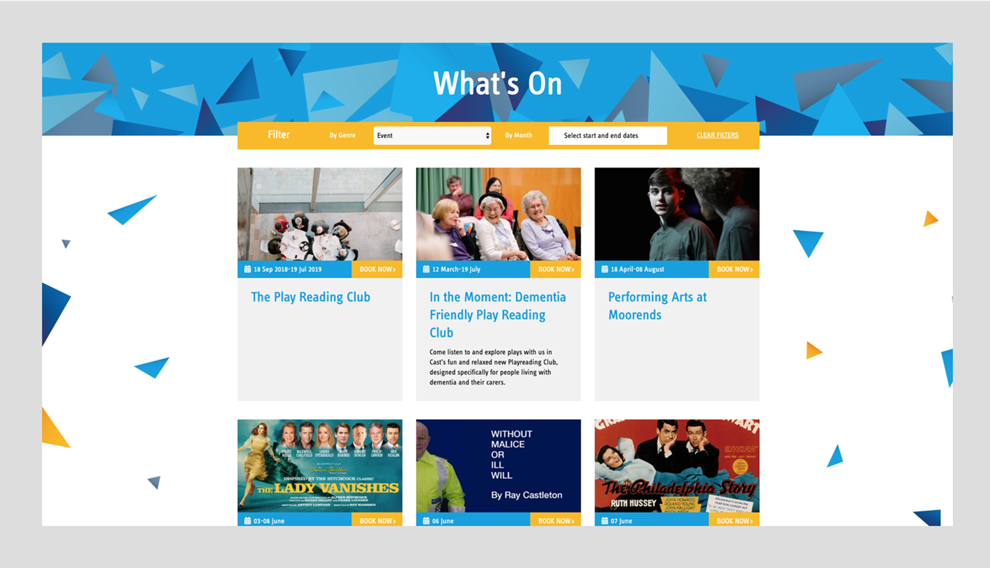 CAST Theatre Web Design & Build