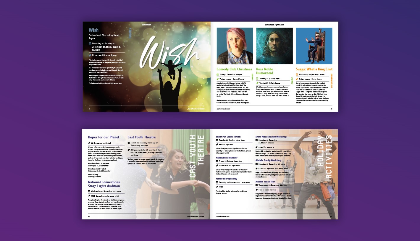 Cast Brochure Pages