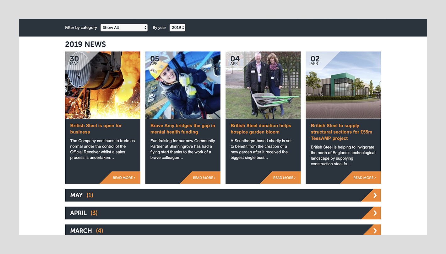 British Steel History Page 