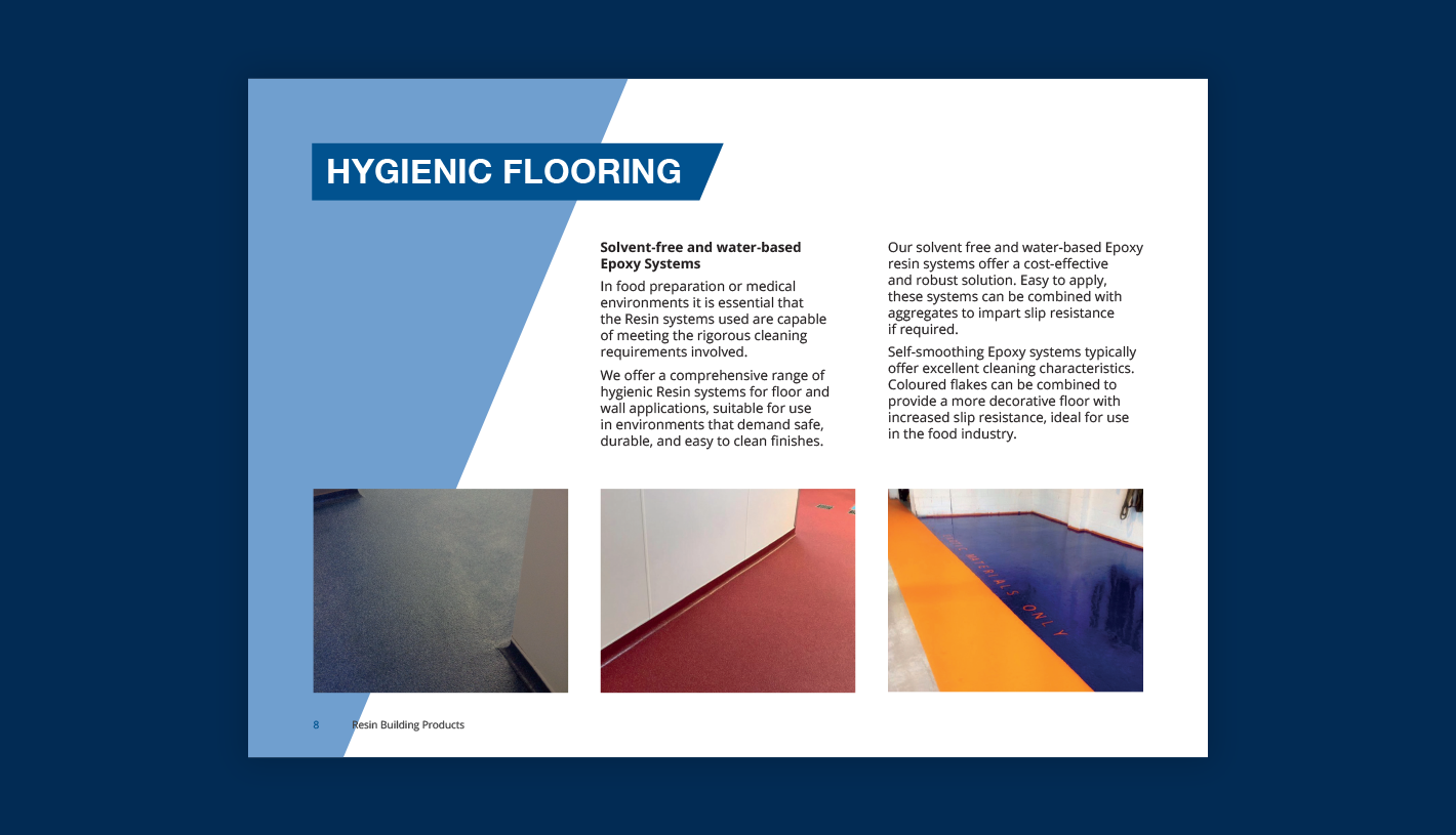 resin building products hygienic flooring 