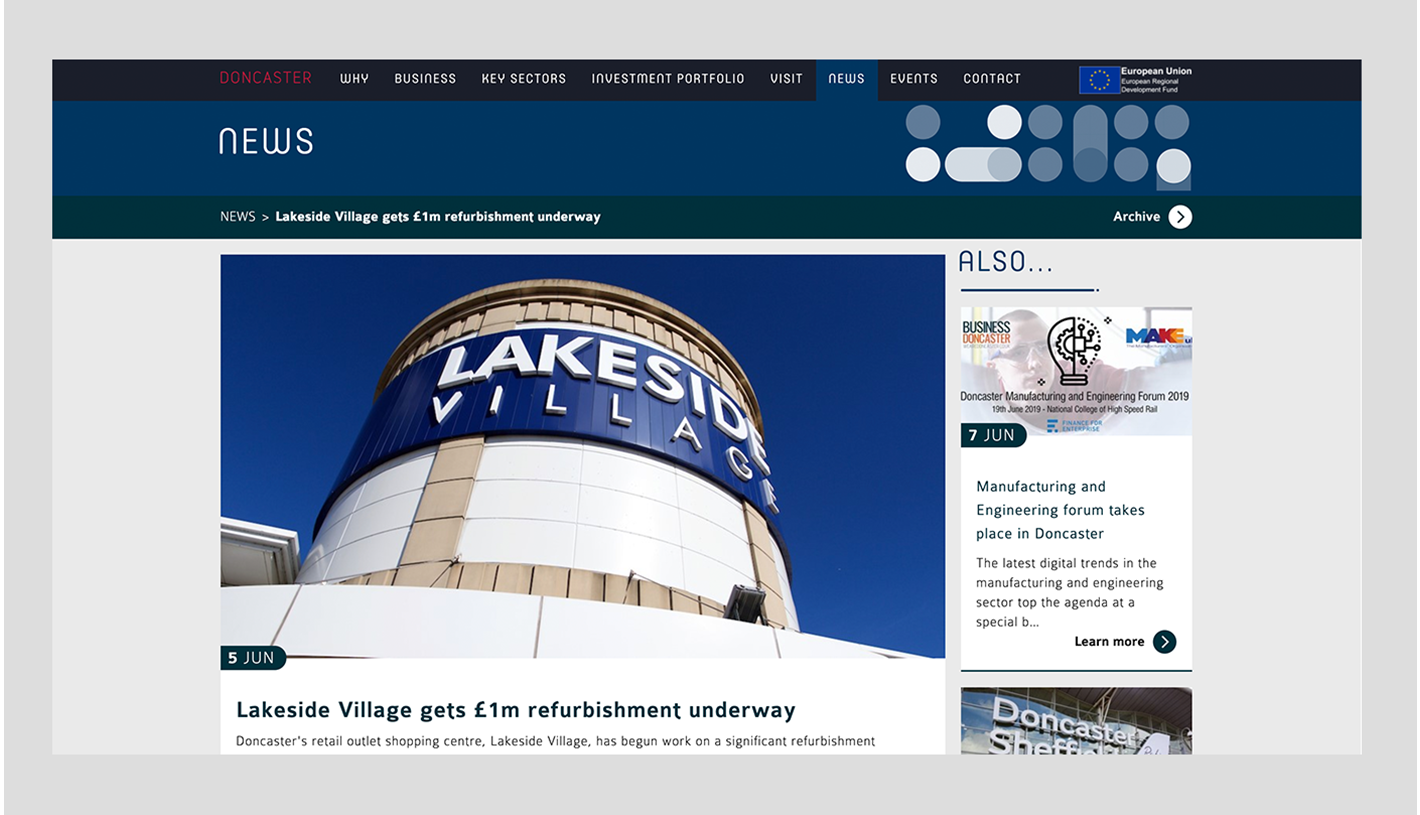 Doncaster Council Web Design & Build