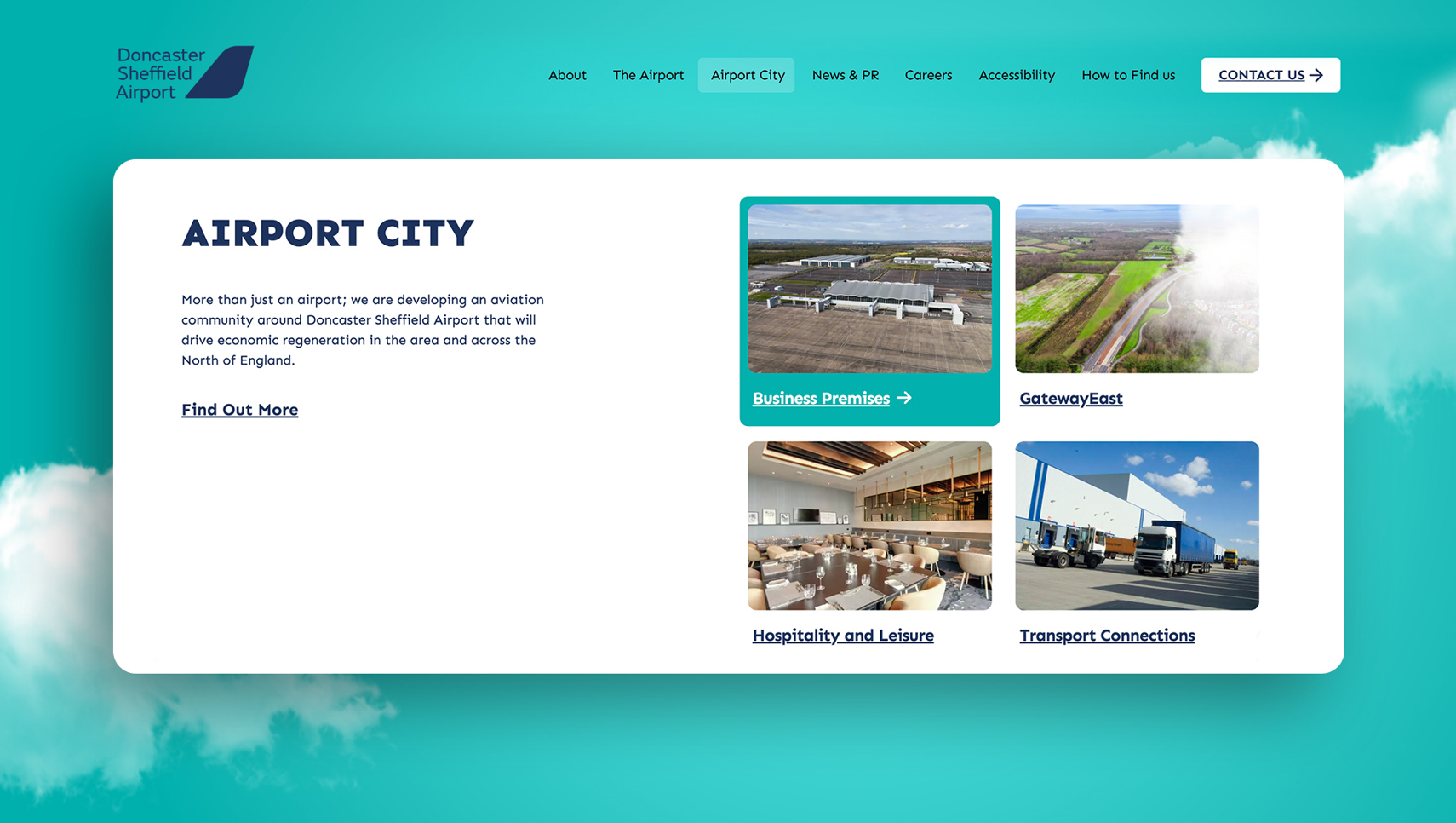 UX & UI Design for Airport Website