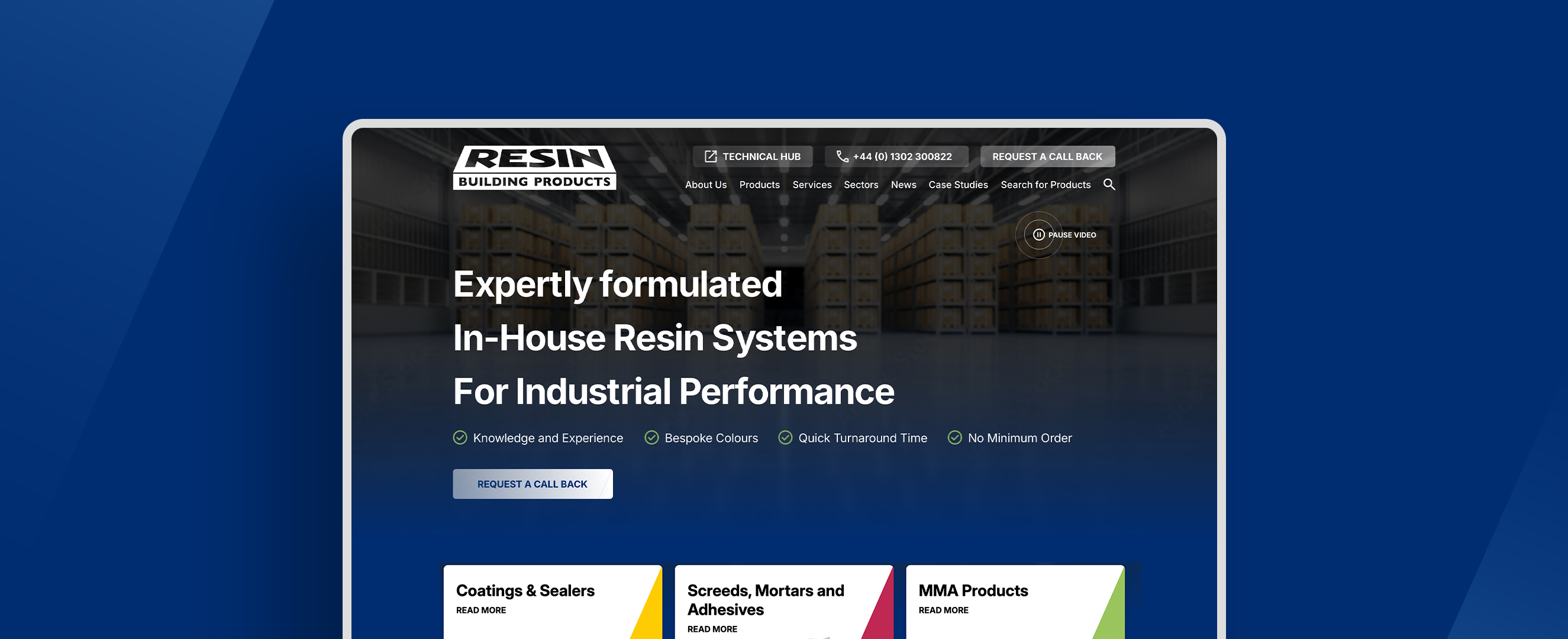 New Website and Photography for Materials Supplier