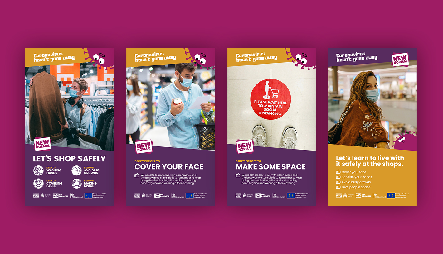 Doncaster Council COVID-19 Digital Signage