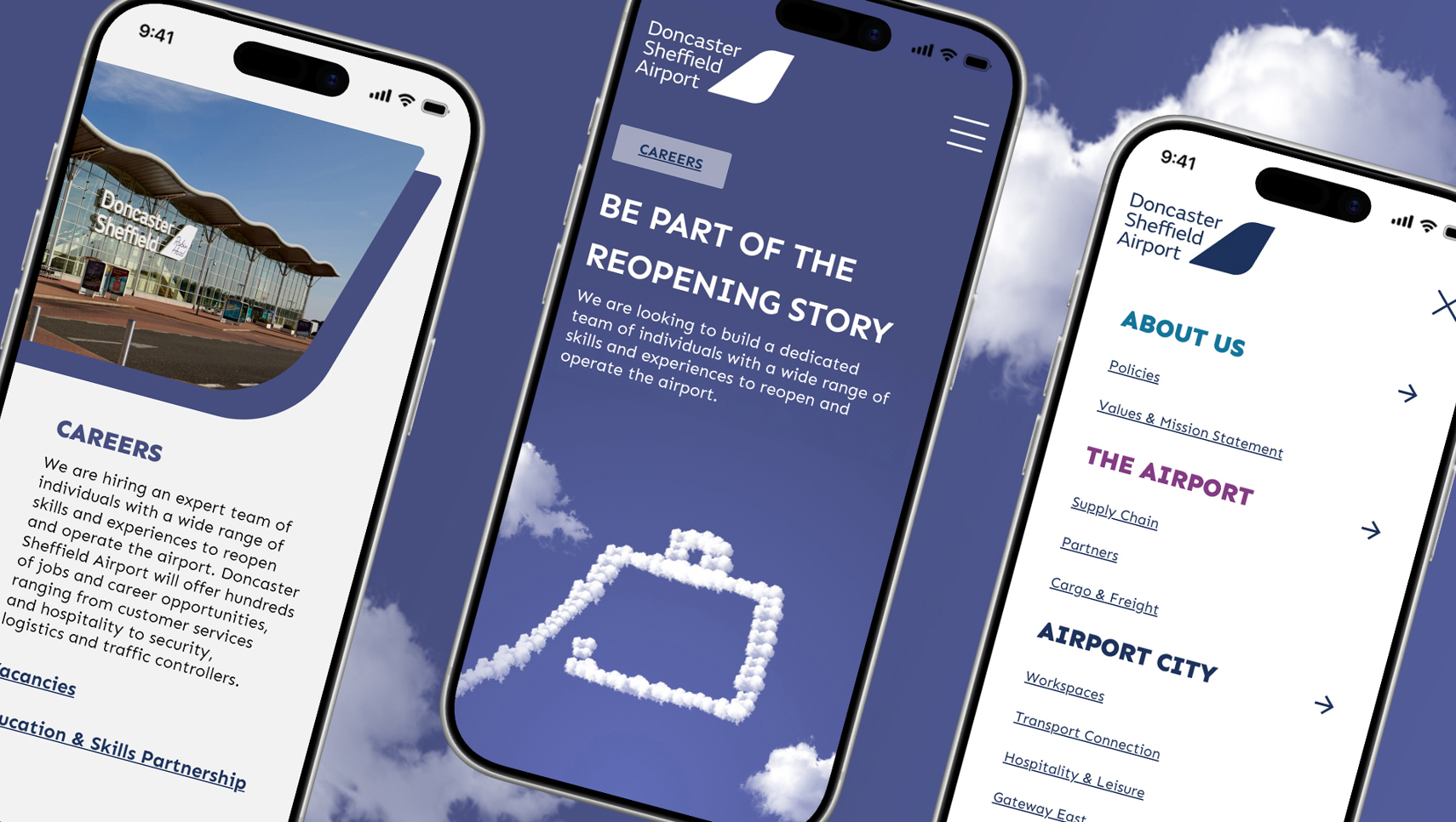 Responsive Website Design for Doncaster Sheffield Airport