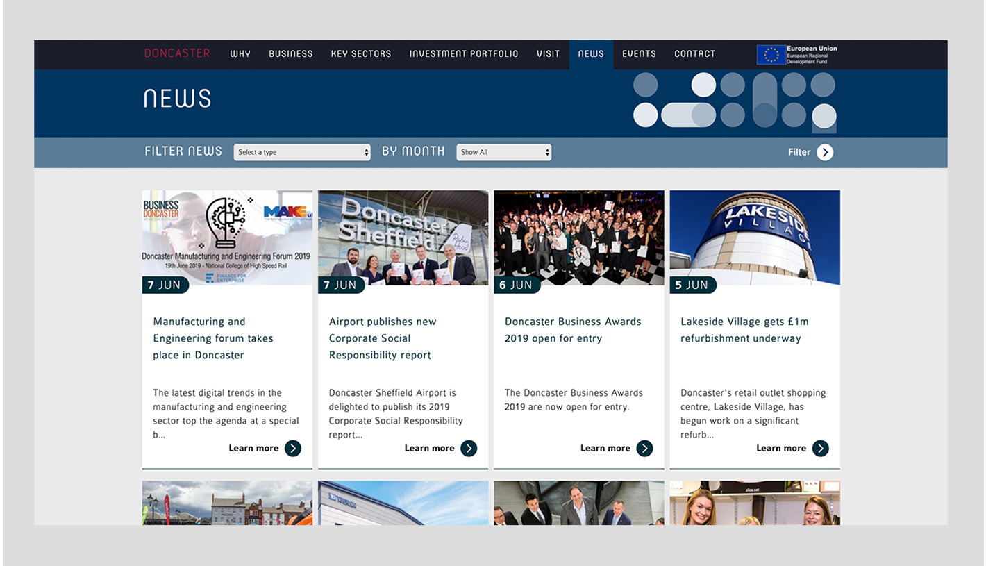 Doncaster Council Web Design & Build