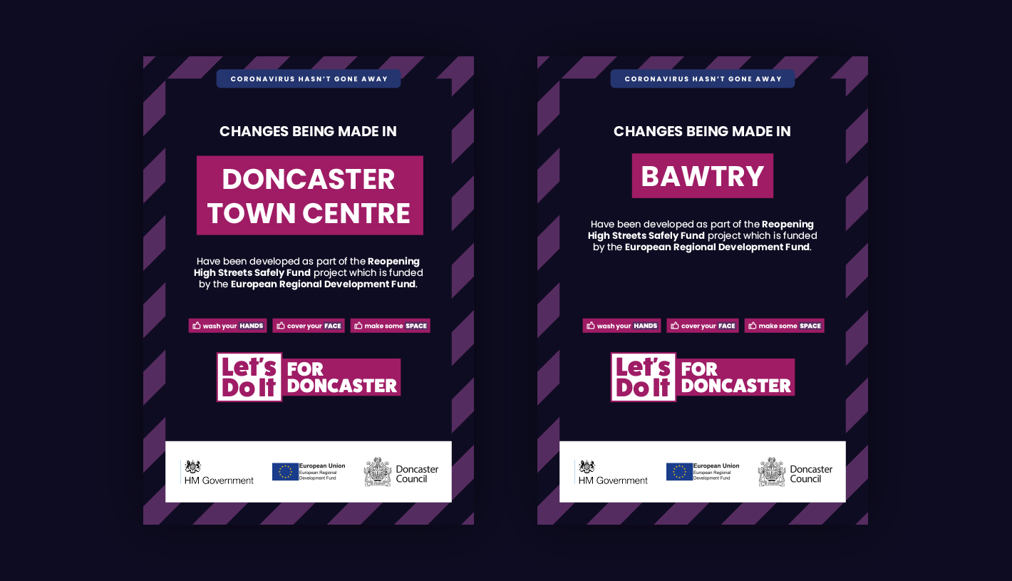 Doncaster Council COVID-19 Poster