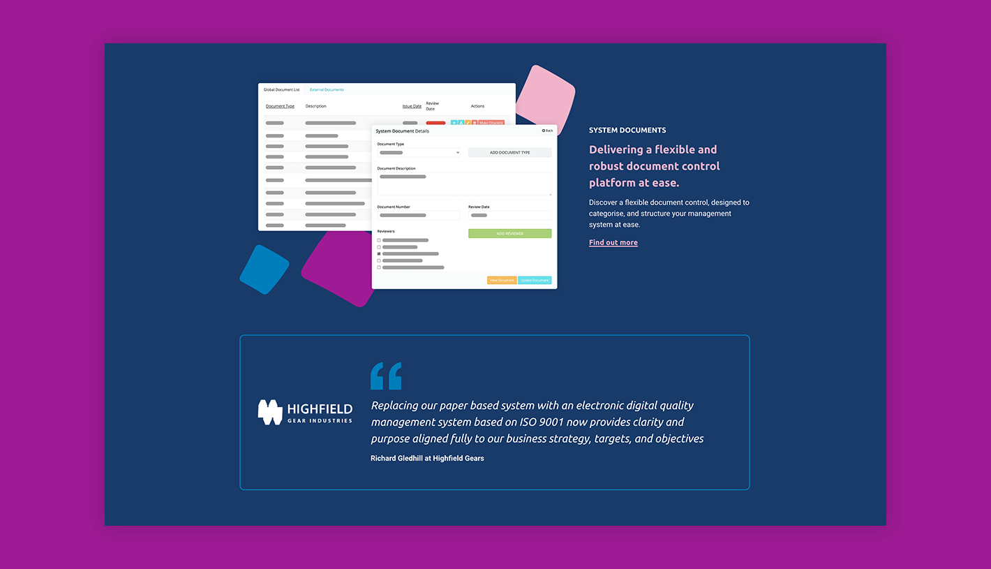 ProActive Microsite Homepage Graphics