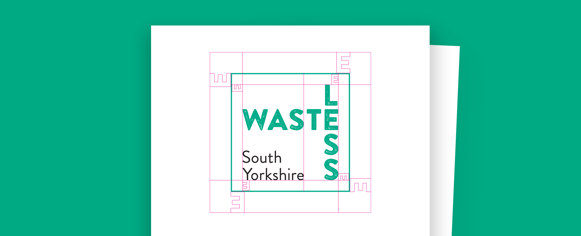 Branding for campaign to reduce waste across South Yorkshire
