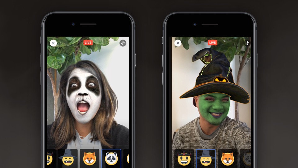 Facebook Live Masks