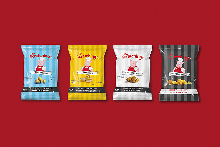 Mr Scratchings package designing doncaster by Moirae Creative