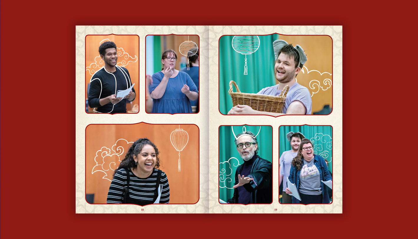 Cast Aladdin Programme Rehearsal Images