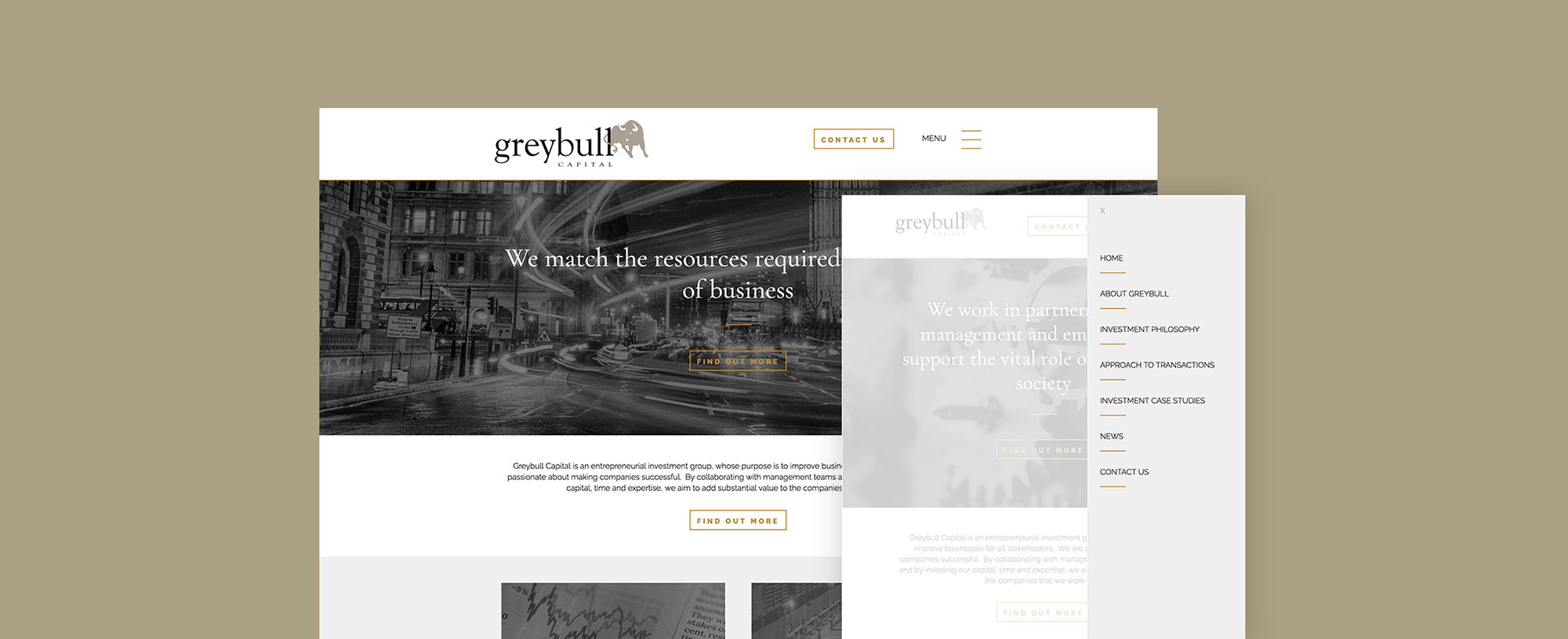 Greybull Capital Design Mockup