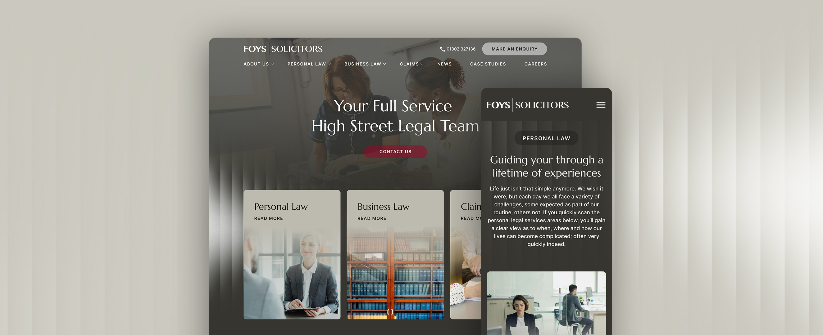 Website Design for a Full-Service Law Firm