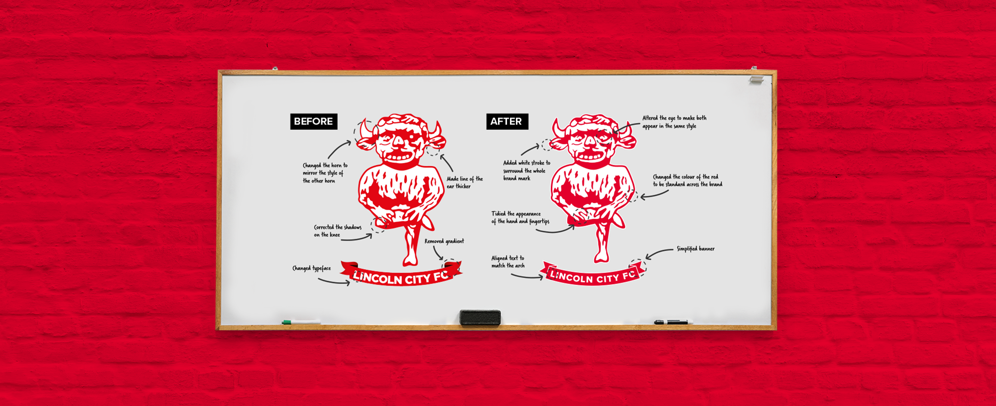 Lincoln City Football Club Branding and Creative