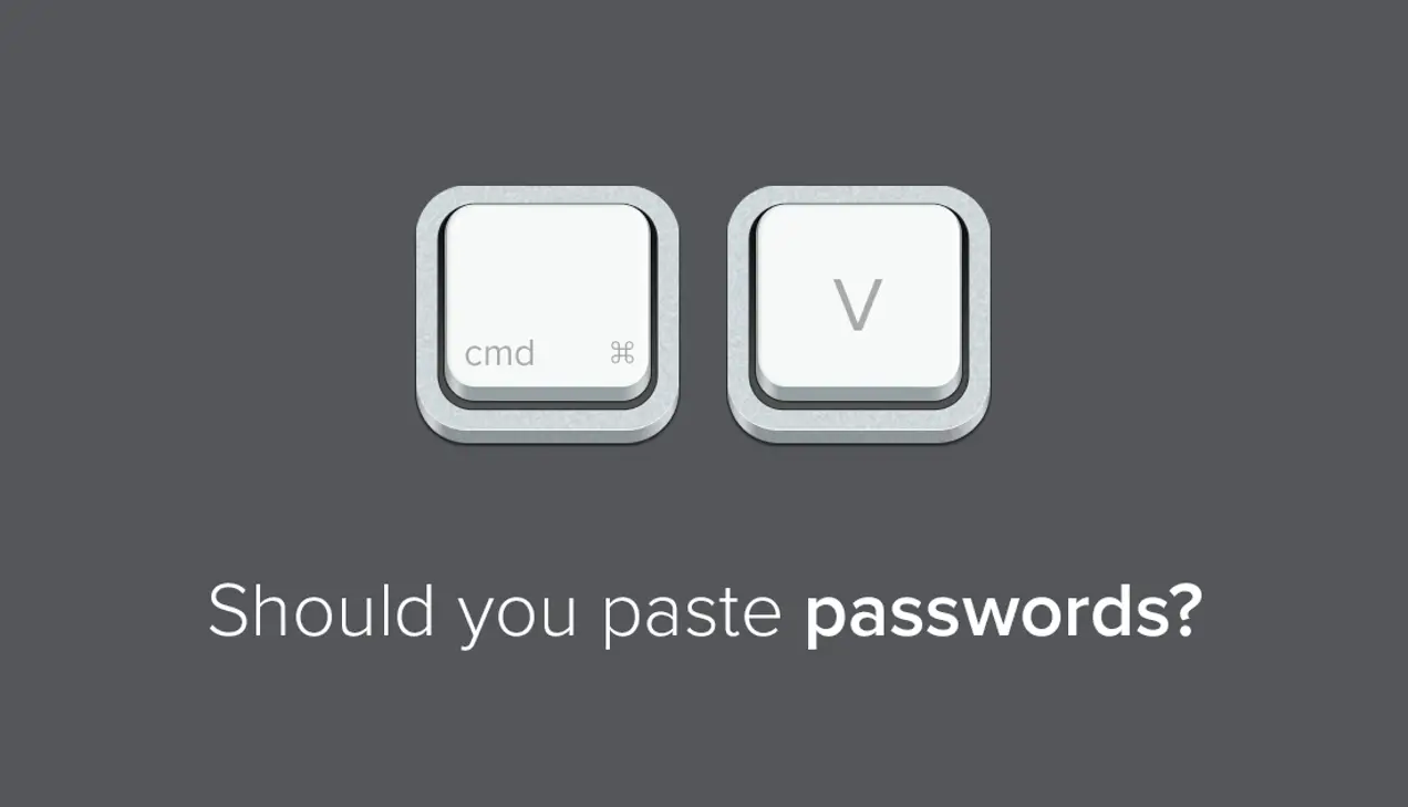 Copy Pasting Passwords
