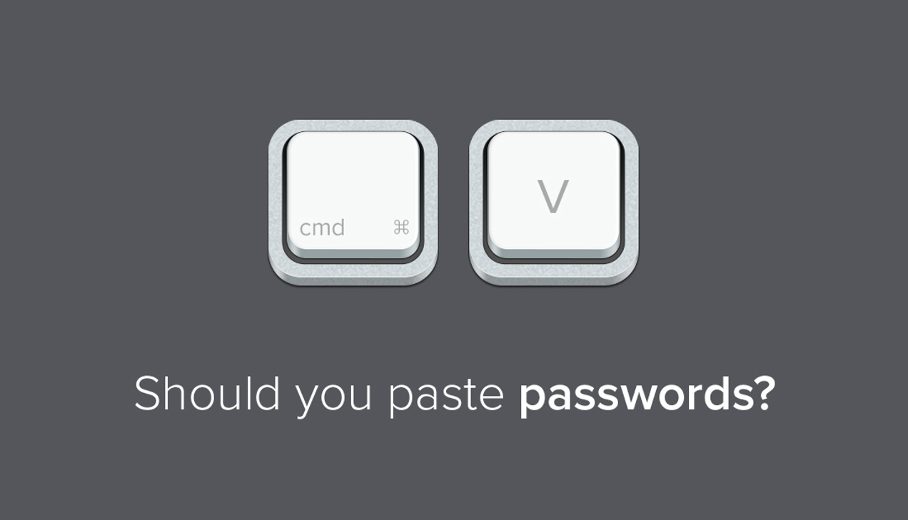 Copy Pasting Passwords