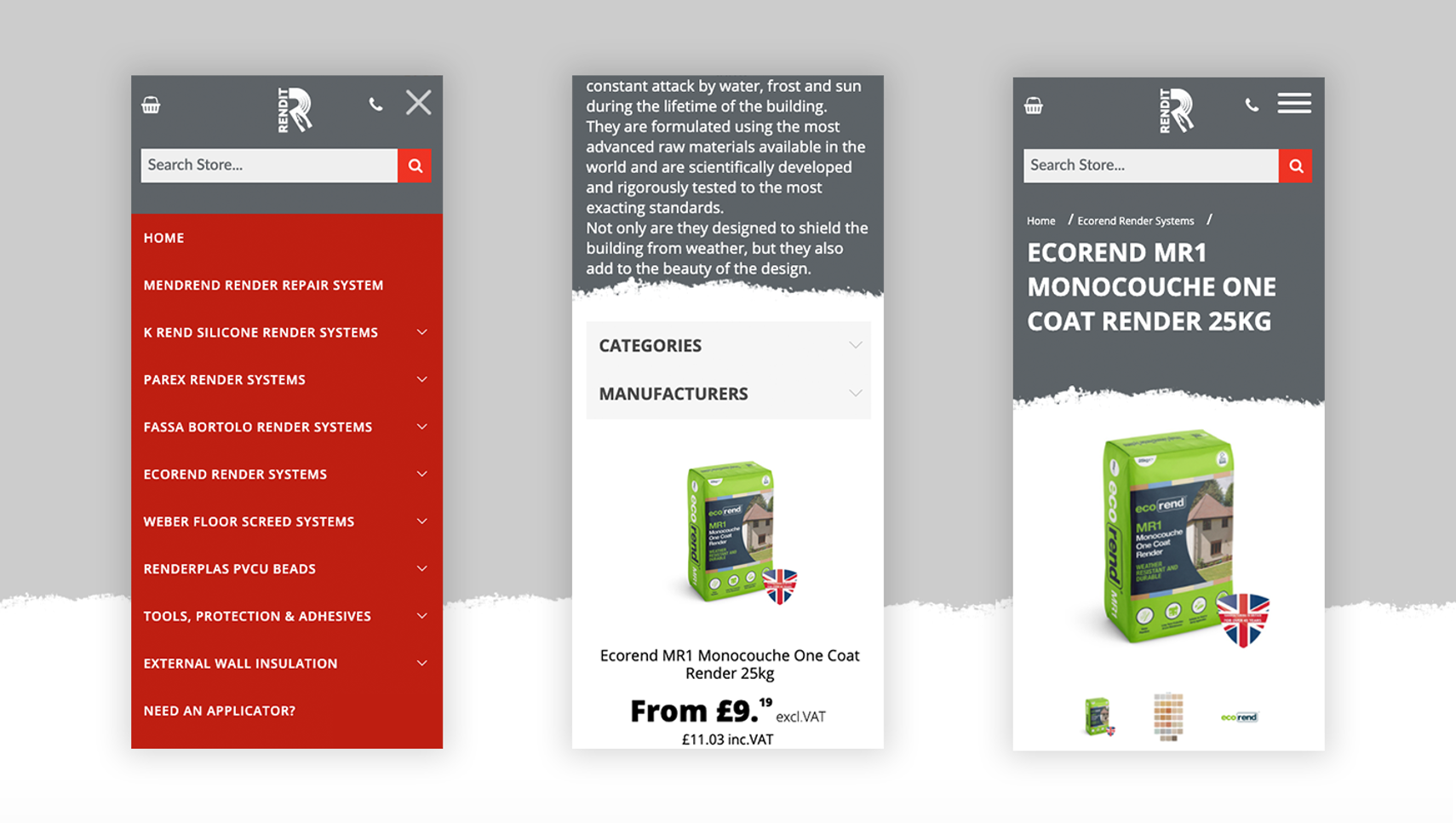 Responsive Ecommerce Website