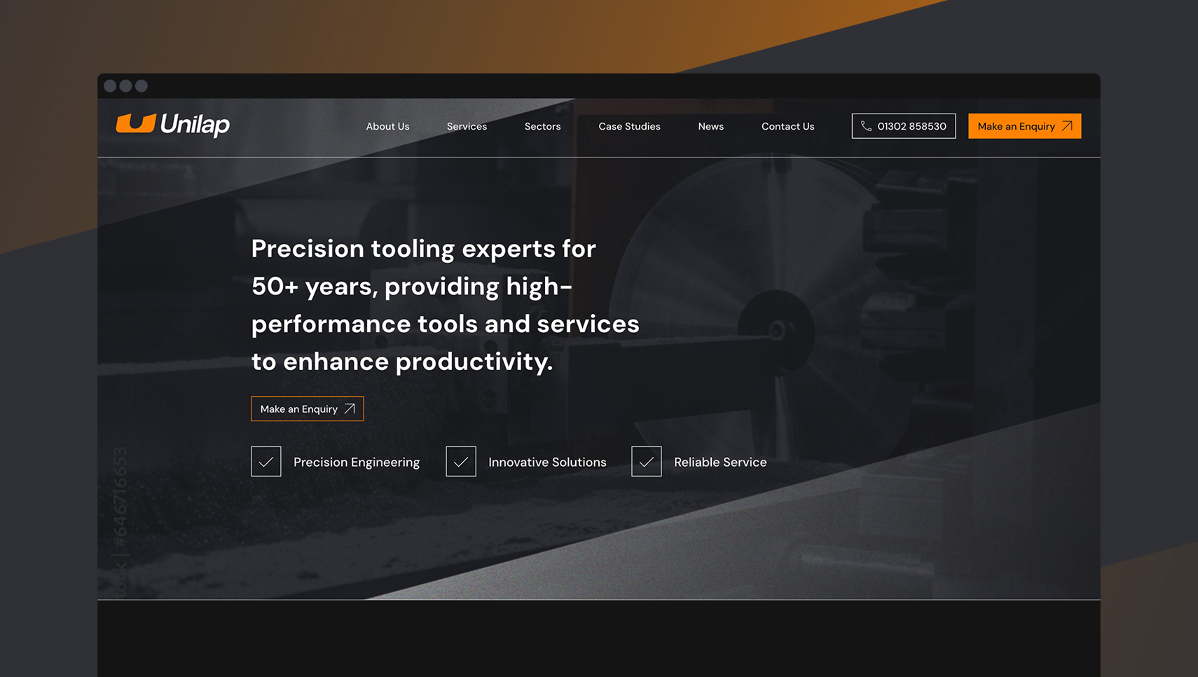 UI and UX for Manufacturing Company