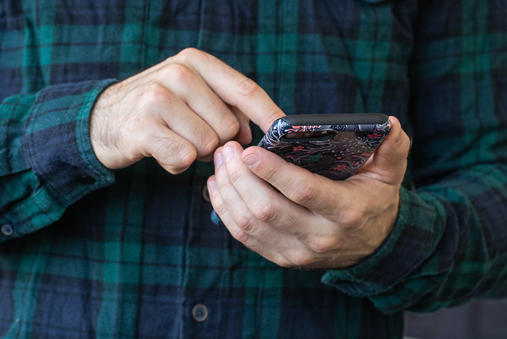 Moirae team member viewing pay per click google ads in Yorkshire - digital marketing agency doncaster